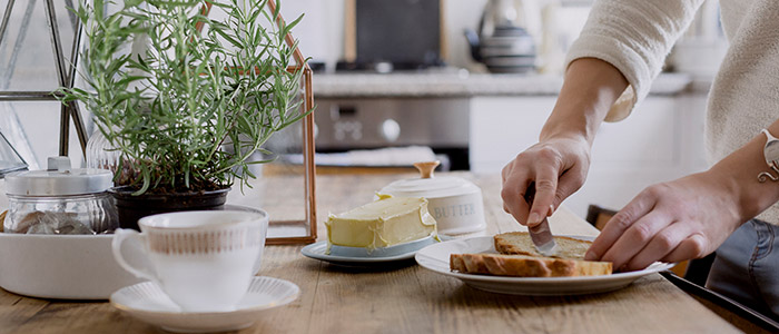 Butter toast in your own kitchen