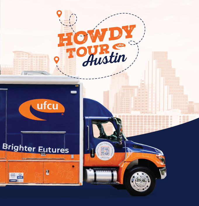 The UFCU Mobile branch is ready to tour Austin.